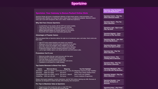 Thumbnail of sportzino-play.com