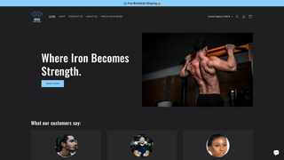 Thumbnail of irongymnation.com