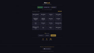 Screenshot of plotluck.app