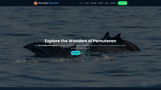 Screenshot of bluedolphpemuteran.com