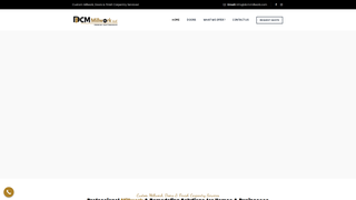 Screenshot of dcmmillwork.com