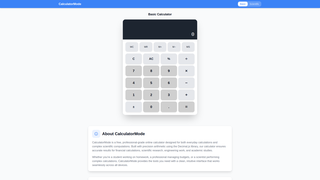 Thumbnail of calculatormode.com