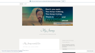 Thumbnail of myjourneyinsearchofhumanity.com