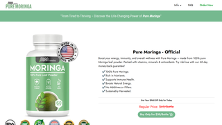 Thumbnail of puremoringausa.com