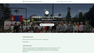 Screenshot of amtatennis.org