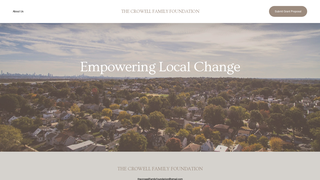 Thumbnail of thecrowellfamilyfoundation.com
