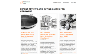 Thumbnail of kitchenwaredaily.com