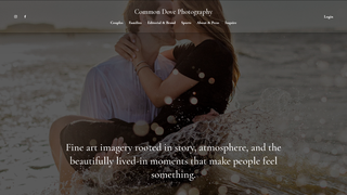 Screenshot of commondovephoto.com