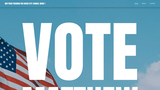 Thumbnail of votemattfreeman.com