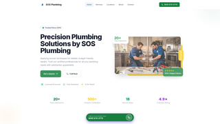 Screenshot of plumbersofpalmdesert.com