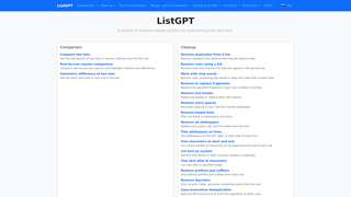 Thumbnail of listgpt.org