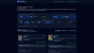Screenshot of playcompat.com