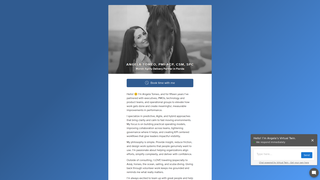 Screenshot of angelatomeo.com