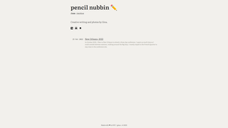 Thumbnail of pencilnubbin.com
