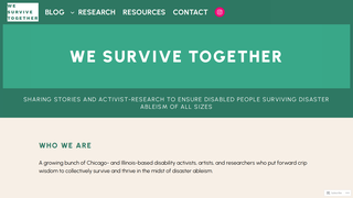 Thumbnail of wesurvivetogetherchicago.org