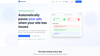Thumbnail of uptimeads.com
