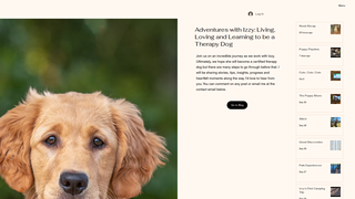 Thumbnail of izzy-the-therapy-dog.com