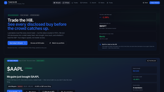 Screenshot of tradethehill.org