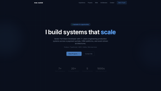 Screenshot of macsustal.dev