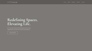 Screenshot of aujconcept.org