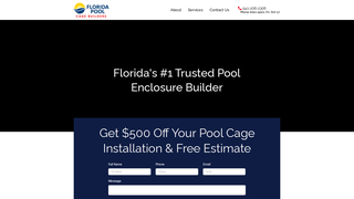 Thumbnail of floridapoolcageinstallers.com
