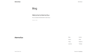 Thumbnail of alannasux.com