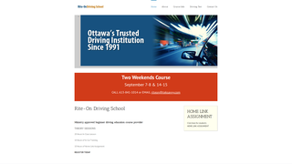 Thumbnail of riteondrivingschool.com