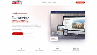 Screenshot of ialreadybuiltyouawebsite.com