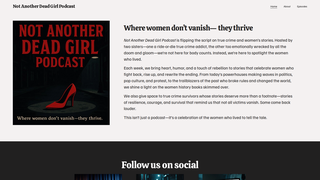 Thumbnail of notanotherdeadgirlpodcast.com