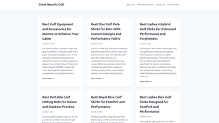 Thumbnail of greatresultsgolf.com
