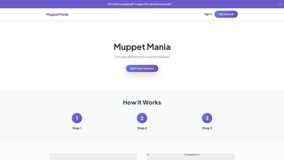 Screenshot of muppetmania.com
