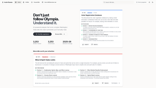 Screenshot of insideolympia.com