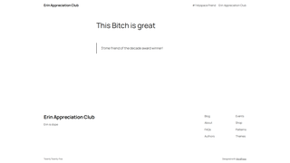 Thumbnail of erinappreciationclub.com