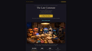 Screenshot of thelatecommute.com