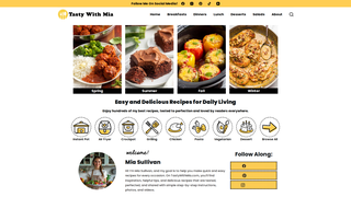 Thumbnail of tastywithmia.com