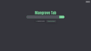 Screenshot of mangrovetab.com