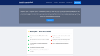 Thumbnail of hotelrangmahaljaipur.com