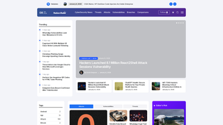 Screenshot of hackersradar.com