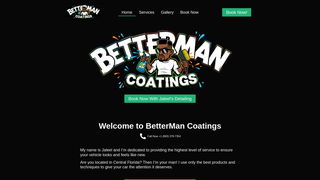 Thumbnail of bettermancoatings.com