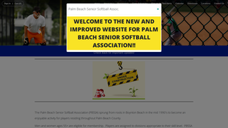 Thumbnail of pbssasoftball.com
