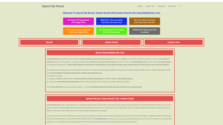 Thumbnail of searchmyresult.com