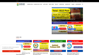 Thumbnail of sarkariresult50.com