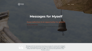 Thumbnail of messagesformyself.com