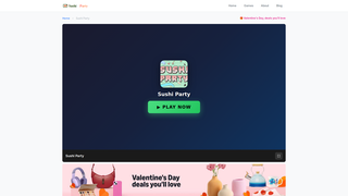 Screenshot of sushiparty.org