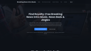 Thumbnail of breakingnewsintromusic.com