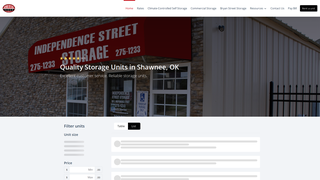 Thumbnail of independenceststorage.com