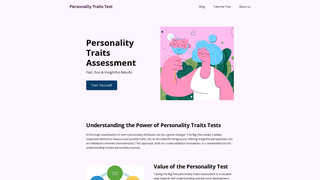 Thumbnail of personalitytraitstest.net