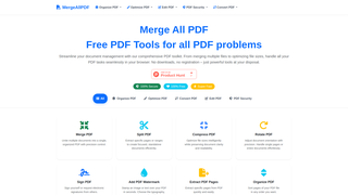Thumbnail of mergeallpdf.com