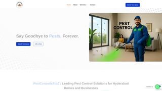Thumbnail of pestcontrolsatoz.com