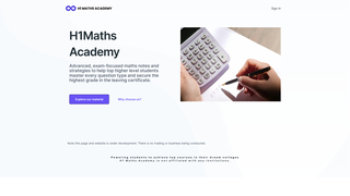 Thumbnail of h1mathsacademy.com